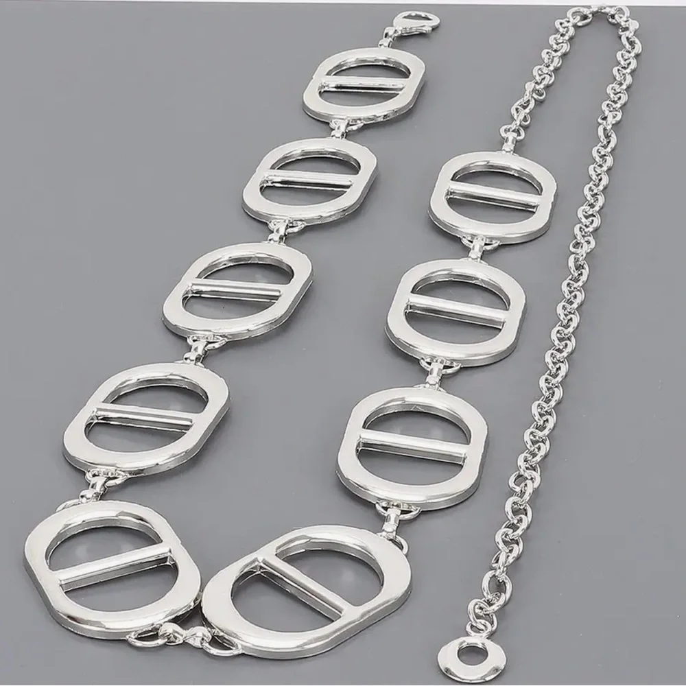Silver Mariner Chain Belt